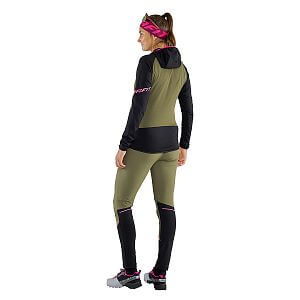 Dynafit Transalper Light Polartec® Hoody W black out/winter moss dámská sportovní mikina