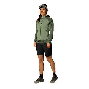 Dynafit Transalper Light Polartec® Hoody W thyme přední pohled na postavě