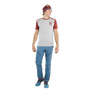 Dynafit Transalper Light Shirt M alloy melange/syrah pánská funkční tričko