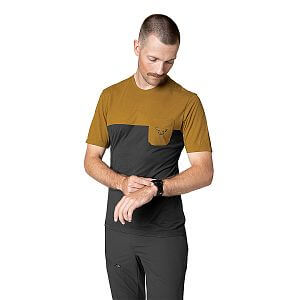Dynafit Transalper Pocket S/S Tee M relic pánské volnočasové tričko s krátkým rukávem a kapsičkou