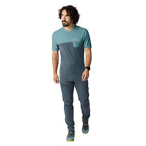 Dynafit Transalper Pocket S/S Tee M smoke blue