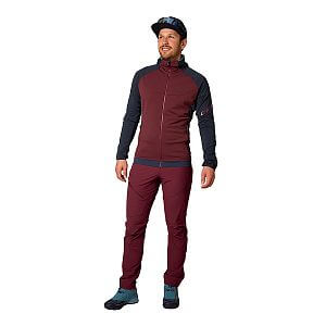 Dynafit Transalper Polartec Hooded Jacket Men blueberry přední pohled na postavě