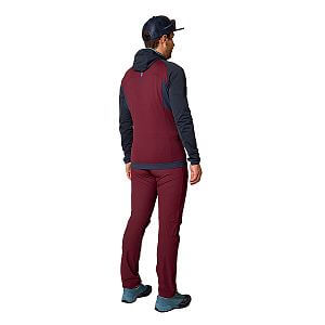 Dynafit Transalper Polartec Hooded Jacket Men blueberry zadní pohled na postavě