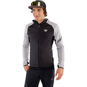 Dynafit Transalper PTC Hooded jacket M alloy přední pohled na postavě detail