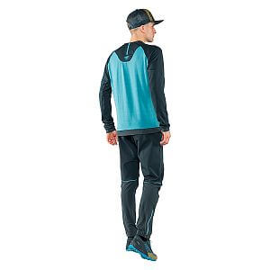 Dynafit Transalper Warm Pants M blueberry/storm blue zadní pohled na postavě