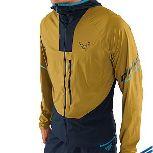 Dynafit Traverse Dynastretch JKT M army přední pohled na postavě detail