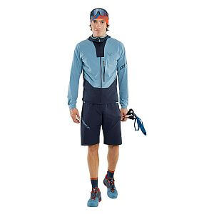 Dynafit Traverse Dynastretch JKT M storm blue pánská větruodolná bunda