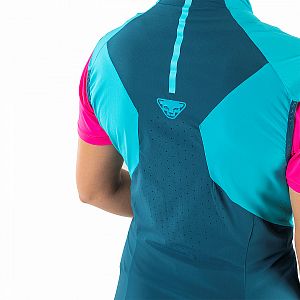 Dynafit Traverse Dynastretch Vest W ocean sportovní vesta záda