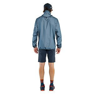 Dynafit Traverse Gore-Tex Jacket Men mallard blue zadní pohled na postavě