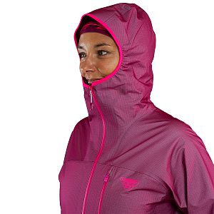 Dynafit Traverse Gore-Tex Jacket Women beet red detail kapuce