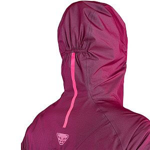 Dynafit Traverse Gore-Tex Jacket Women beet red detail kapuce