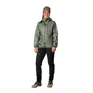 Dynafit Traverse Gore-Tex Jacket Women sage přední pohled na postavě