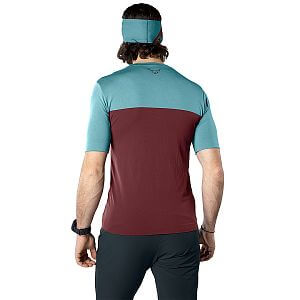 Dynafit Traverse S-Tech S/S Tee M burgundy pánské sportovní tričko