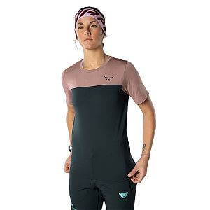 Dynafit Traverse S-Tech S/S Tee W blueberry/mokarosa dámské tričko na běh i turistiku