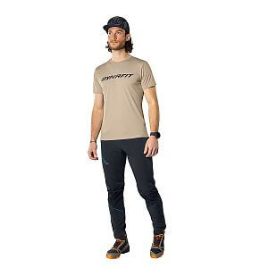 Dynafit Traverse T-Shirt M rock khaki pánská funkční běžecké tričko