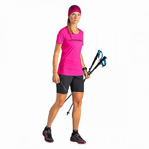 DYNAFIT Traverse W T-Shirt pink glo1