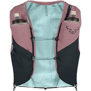 Dynafit Ultra 12 Vest mokarosa / blueberry přední pohled softflasky