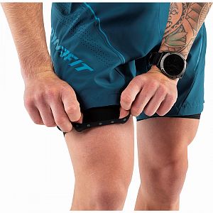 Dynafit Ultra 2in1 Shorts M petrol/black out2