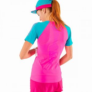 Dynafit Ultra 3 S-tech Shirt W pink glo2