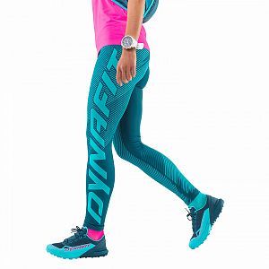 Dynafit Ultra Graphic Long Tights W petrol2