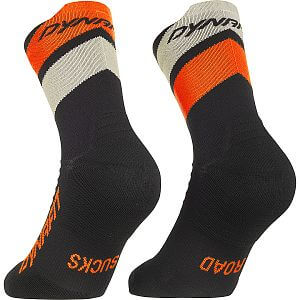 Dynafit Ultra Mid Socks black out/ultra orange