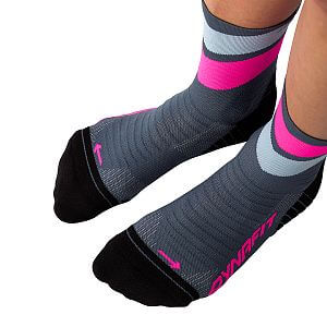 Dynafit Ultra Mid Socks cinder/pink glo