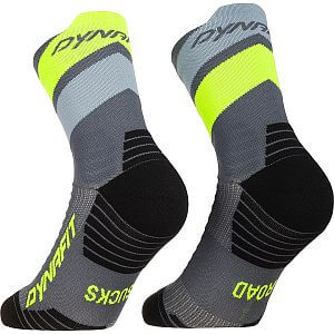 Dynafit Ultra Mid Socks cinder/ultra yellow