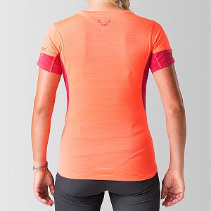 Dynafit Vert 2 W S/S Tee hot coral dámské tričko běh