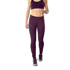 Dynafit Winter Running Tights W royal purple přední pohled na postavě