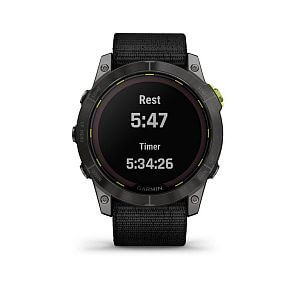 Garmin Enduro 2 PRO Sapphire Solar - Titan carbon gray DLC / black nylon band