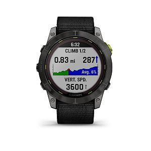 Garmin Enduro 2 PRO Sapphire Solar - Titan carbon gray DLC / black nylon band