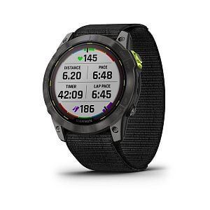 Garmin Enduro 2 PRO Sapphire Solar - Titan carbon gray DLC / black nylon band