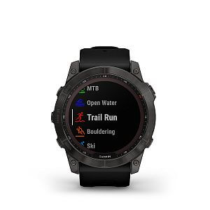 Garmin Fenix 7X PRO Sapphire Solar - grey DLC titanium / black band aktivity