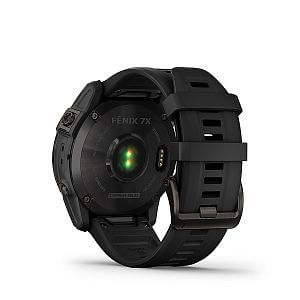 Garmin Fenix 7X PRO Sapphire Solar - grey DLC titanium / black band hodinky multisport