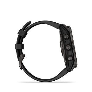 Garmin Fenix 7X PRO Sapphire Solar - grey DLC titanium / black band sportovní hodinky