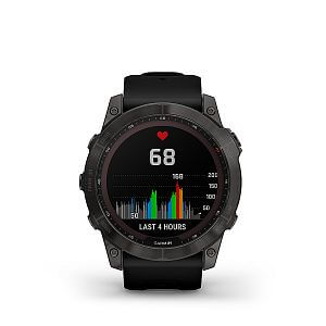 Garmin Fenix 7X PRO Sapphire Solar - grey DLC titanium / black band tepovka