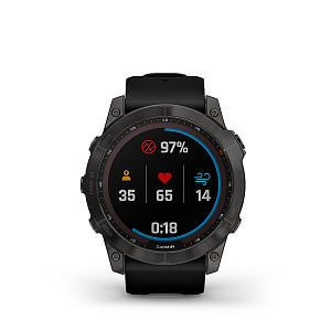 Garmin Fenix 7X PRO Sapphire Solar - grey DLC titanium / black band údaje o zdraví