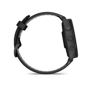 Garmin Forerunner® 265 - luneta Black, pouzdro Black, řemínek silicone Black/Gray tlačítka