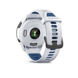 Garmin Forerunner® 265 - luneta Black, pouzdro White, řemínek silicone White/Blue řemínek