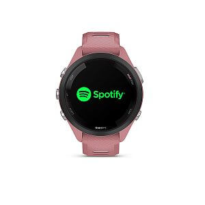 Garmin Forerunner® 265S, luneta Black, pouzdro Pink, řemínek silicone Pink/Grey hudba spotify