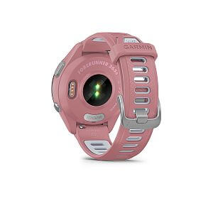 Garmin Forerunner® 265S, luneta Black, pouzdro Pink, řemínek silicone Pink/Grey snímač srdečního tepu ze zápěstí