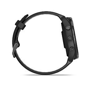 Garmin Forerunner® 965, titanová luneta, pouzdro Black, řemínek silicone Black/Grey tlačítka