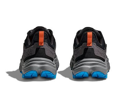 Hoka Anacapa 2 Low GTX M satellite grey / black pánské nízké turistické boty zadní pohled paty