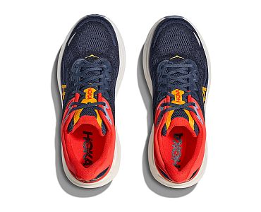 Hoka Bondi 9 M varsity navy / nautical blue pánské objemové tlumené běžecké silniční boty svršek