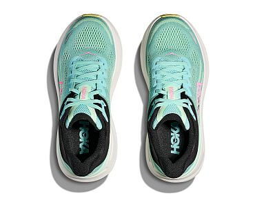 Hoka Bondi 9 W blue spark / mint fluorite dámské objemové běžecké silniční boty tlumené svršek