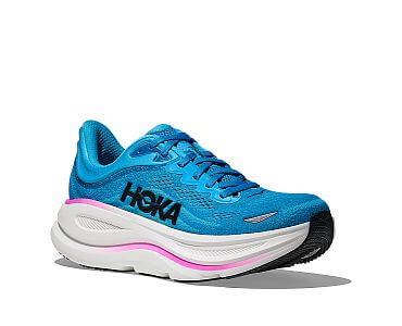 Hoka Bondi 9 W skyward blue / neon fuchsia dámské běžecké tlumené silničky
