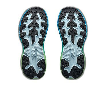 Hoka Challenger 8 Wide W glimmering blue / tart apple