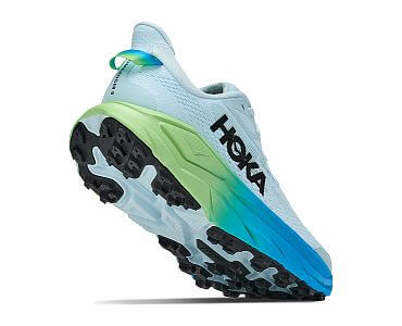 Hoka Challenger 8 Wide W glimmering blue / tart apple