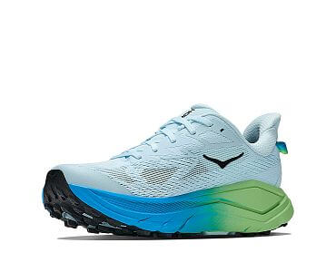 Hoka Challenger 8 Wide W glimmering blue / tart apple