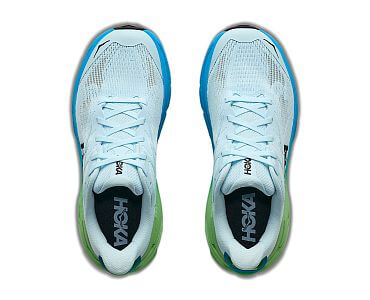 Hoka Challenger 8 Wide W glimmering blue / tart apple